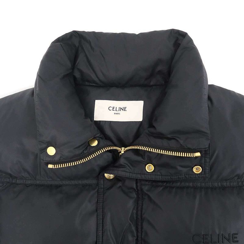 Celine 2-Way Patted Jacket Black 34