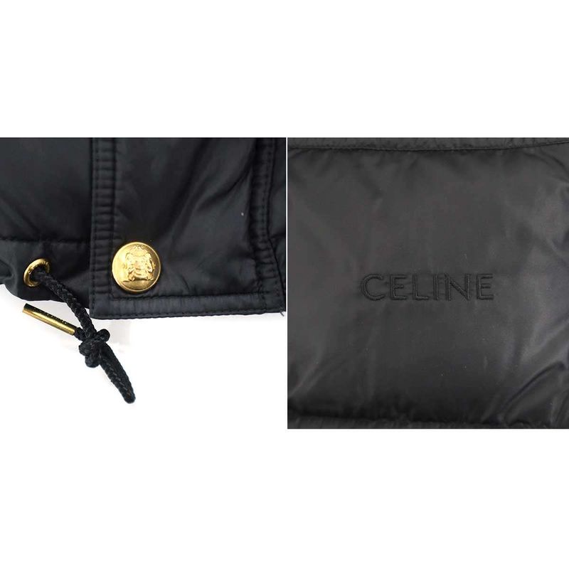 Celine 2-Way Patted Jacket Black 34