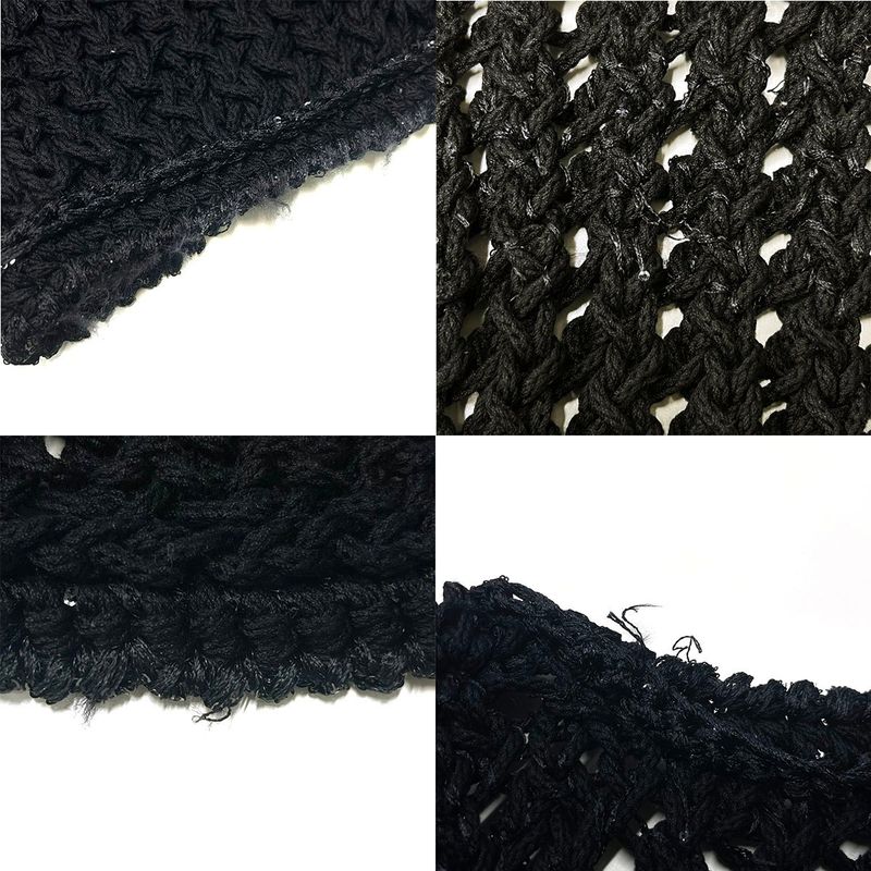 Chanel Sequin Knit Vest Black 34