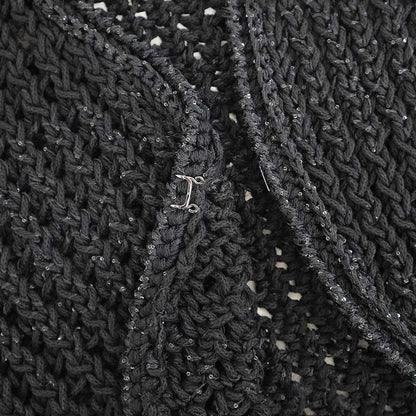 Chanel Sequin Knit Vest Black 34