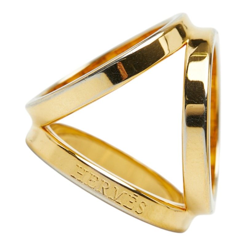 Hermes Trio Gold Plated Ring