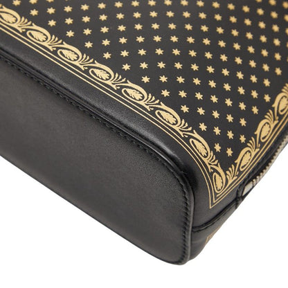 Gucci Sega Guccy Crossbody Shoulder Bag Black Leather