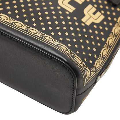 Gucci Sega Guccy Crossbody Shoulder Bag Black Leather