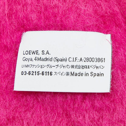 Loewe Anagram Pink Wool Nylon Mohair Shoulder Bag