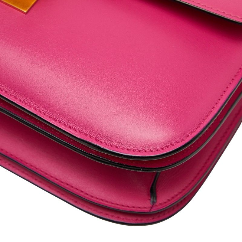 Celine Classic Box Pink Leather Shoulder Bag
