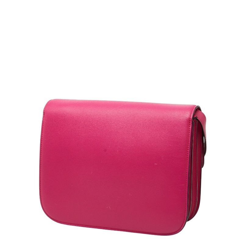 Celine Classic Box Pink Leather Shoulder Bag