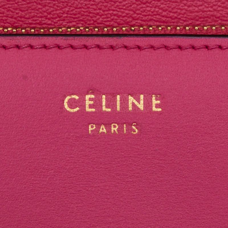 Celine Classic Box Pink Leather Shoulder Bag