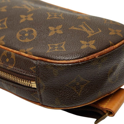 Louis Vuitton Monogram Pochette Gange Belt Bag Brown