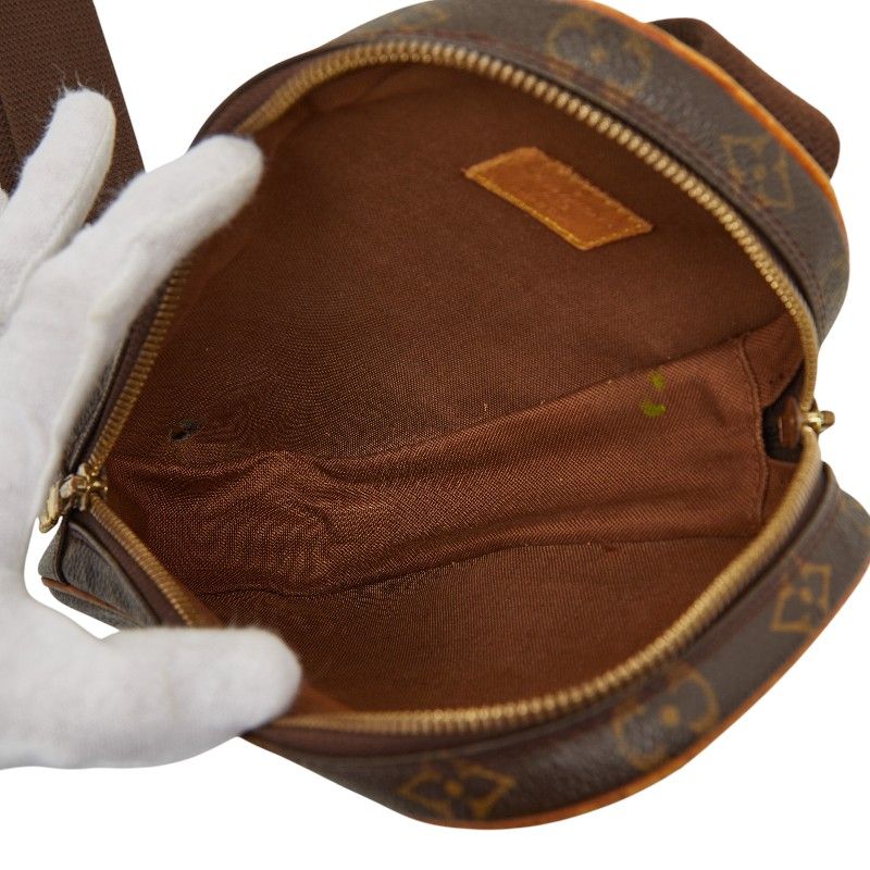 Louis Vuitton Monogram Pochette Gange Belt Bag Brown