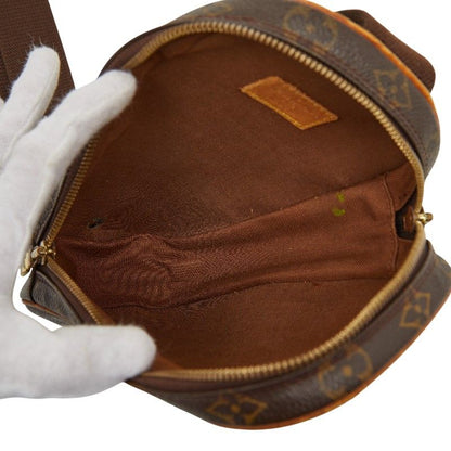 Louis Vuitton Monogram Pochette Gange Belt Bag Brown