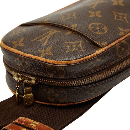 Louis Vuitton Monogram Pochette Gange Belt Bag Brown