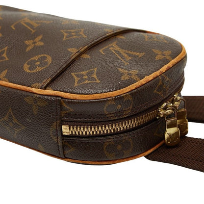 Louis Vuitton Monogram Pochette Gange Belt Bag Brown