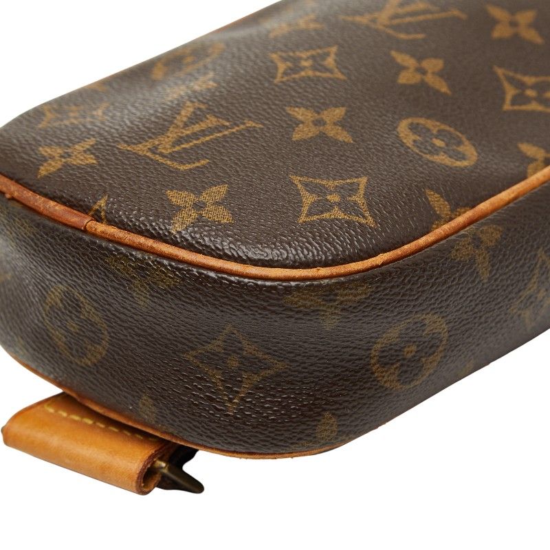 Louis Vuitton Monogram Pochette Gange Belt Bag Brown