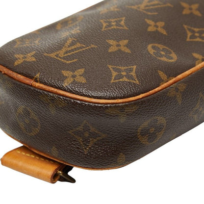 Louis Vuitton Monogram Pochette Gange Belt Bag Brown