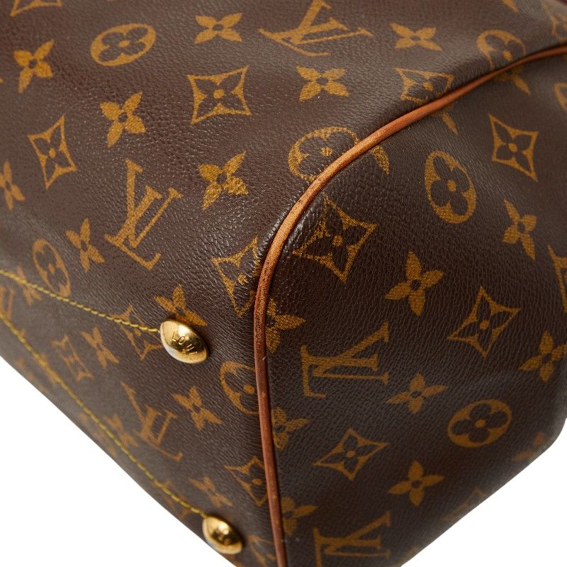 Louis Vuitton Monogram Tivoli GM Brown Leather Handbag