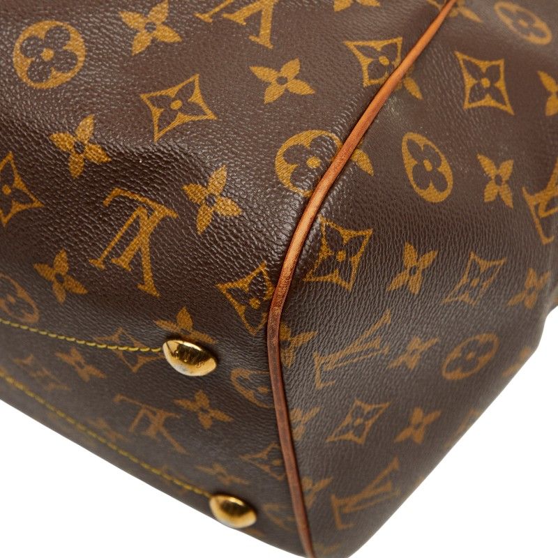 Louis Vuitton Monogram Tivoli GM Brown Leather Handbag