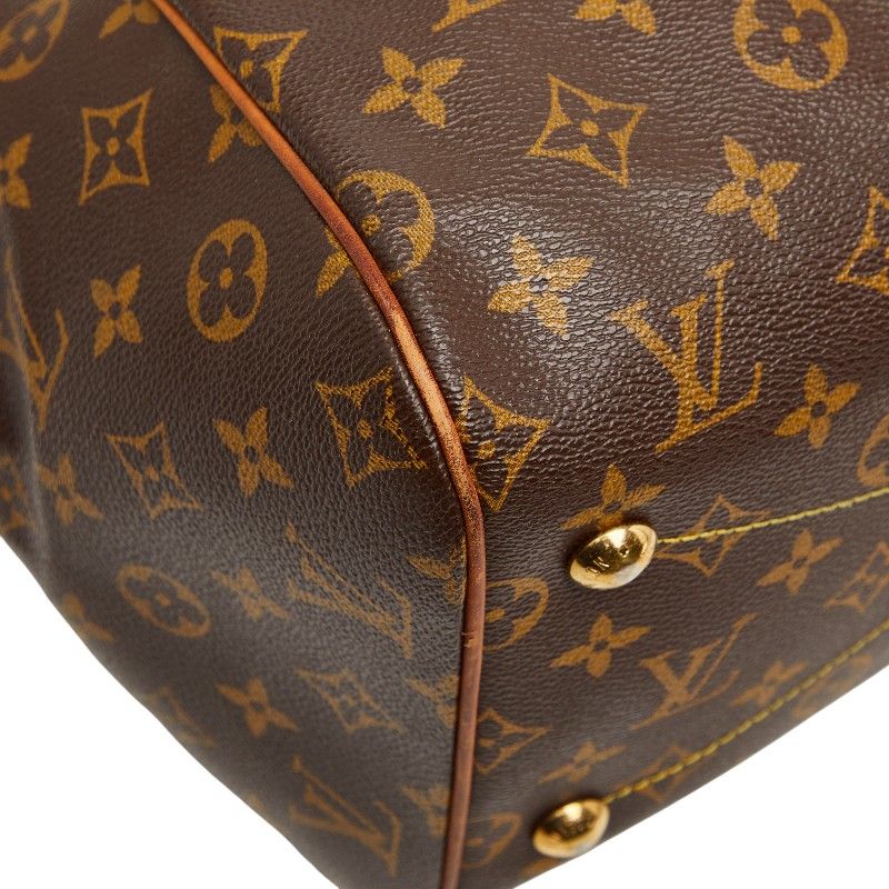 Louis Vuitton Monogram Tivoli GM Brown Leather Handbag