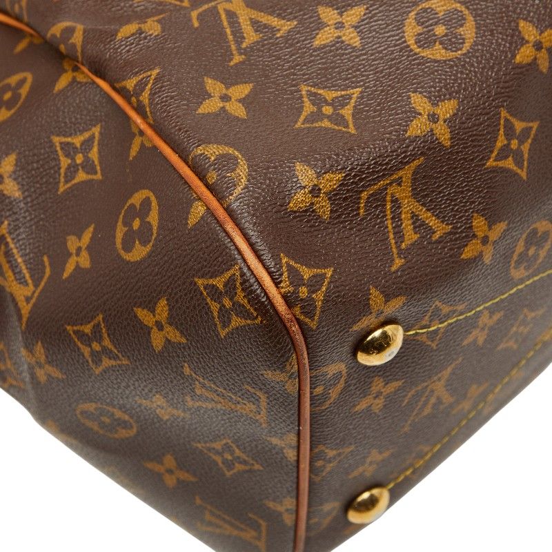 Louis Vuitton Monogram Tivoli GM Brown Leather Handbag