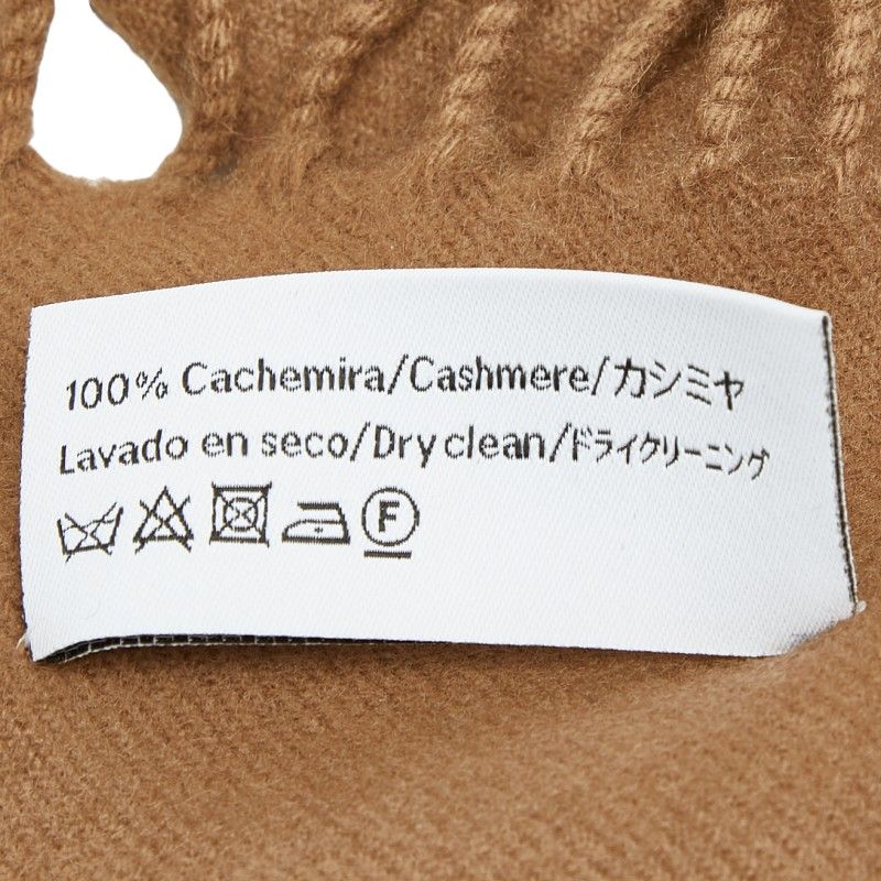 Loewe Anagram Scarf Brown Cashmere