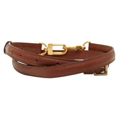 Louis Vuitton Brown Leather Shoulder Bag