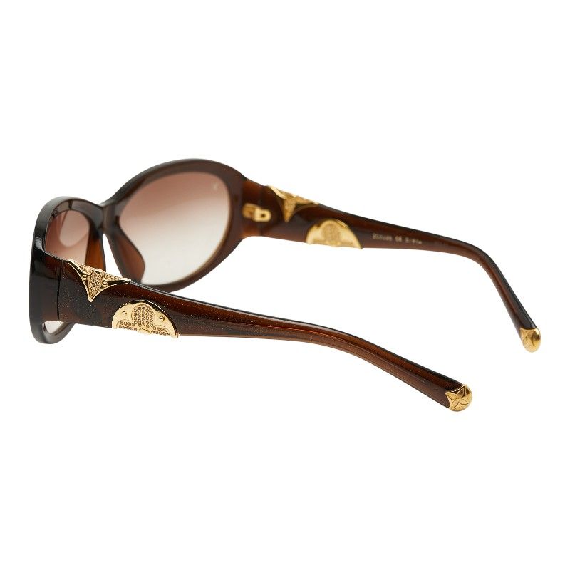 Louis Vuitton Iris PM Brown Plastic Eyewear