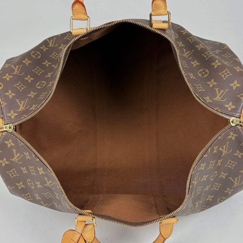 Louis Vuitton Keepall 55 Boston Bag Monogram Brown