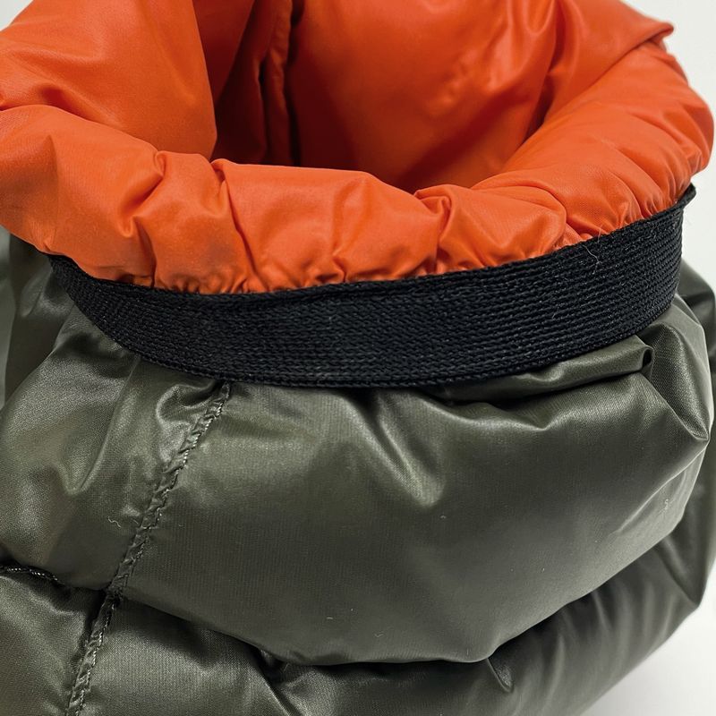Prada Down Jacket Khaki Polyester Green