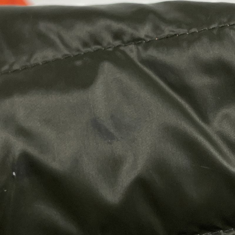 Prada Down Jacket Khaki Polyester Green