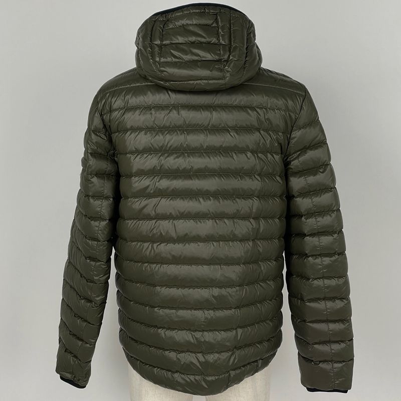 Prada Down Jacket Khaki Polyester Green