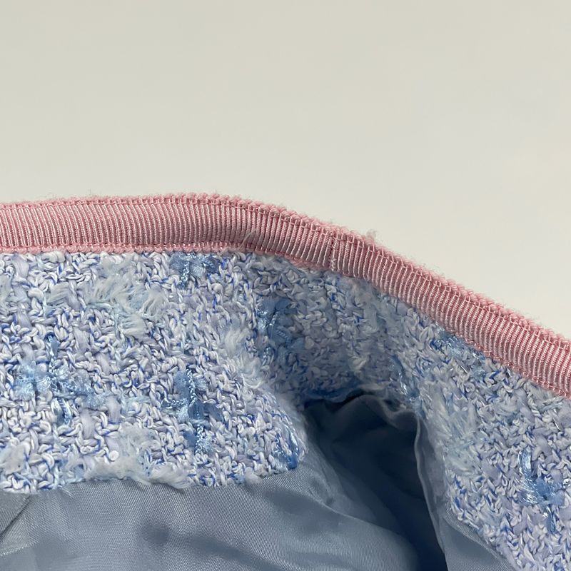 Gucci Colorless Jacket Tweed Jackets Light Blue