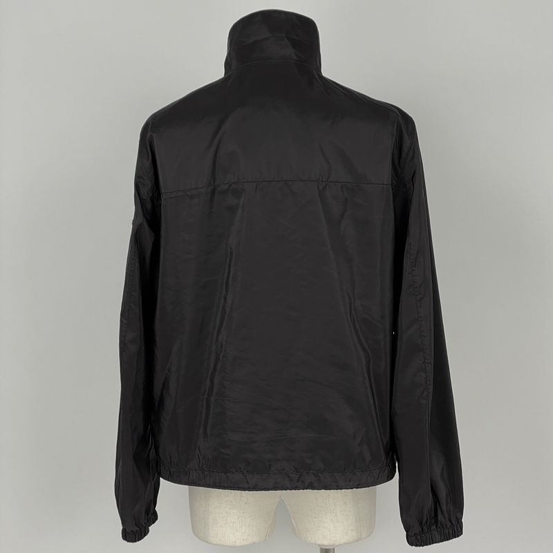 Prada Nylon Jacket Zip Up Jumper Nero