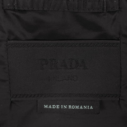 Prada Nylon Jacket Zip Up Jumper Nero