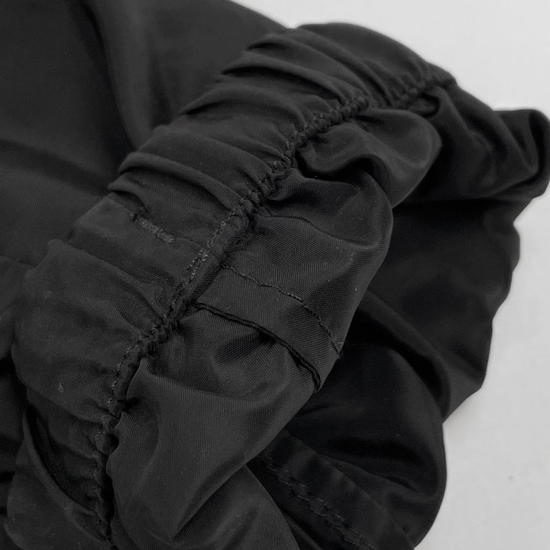 Prada Nylon Jacket Zip Up Jumper Nero