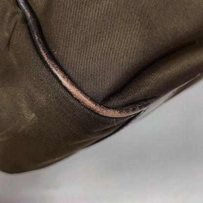 Prada Tote Khaki Nylon Green