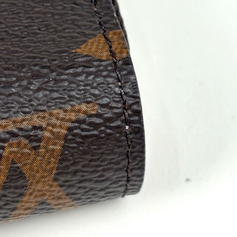 Louis Vuitton Zippy Wallet Round Zip Monogram Brown Rose Velours