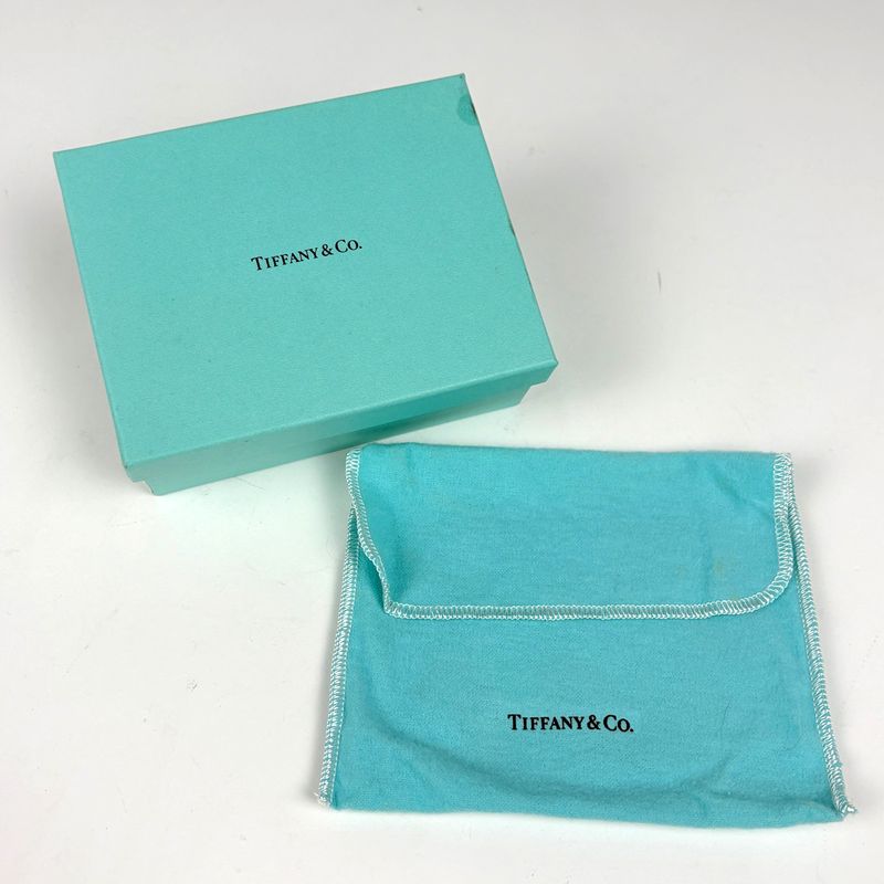 Tiffany & Co Logo Card Case Business Holder Coin