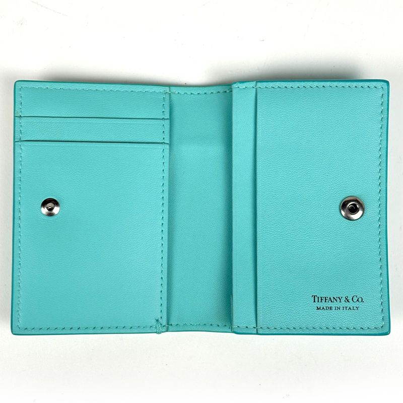 Tiffany & Co Logo Card Case Business Holder Coin