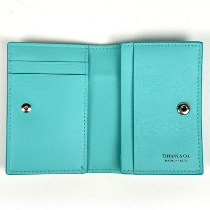 Tiffany & Co Logo Card Case Business Holder Coin