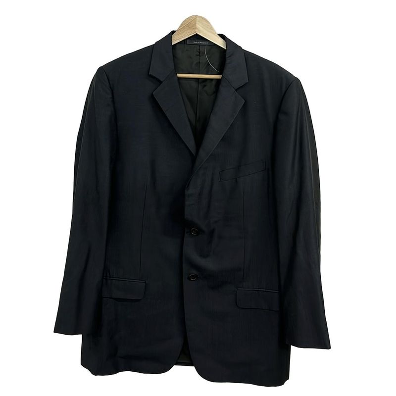 Gucci Jacket 54 L Dark Gray Silk Blend Mohair