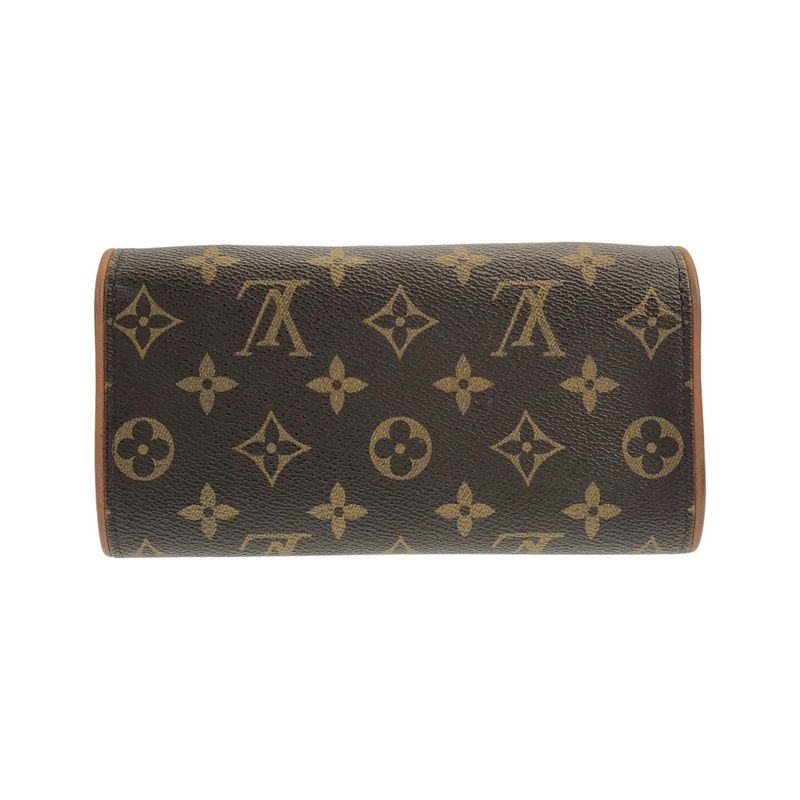 Louis Vuitton Monogram Pochette Twin PM Shoulder Bag Marron