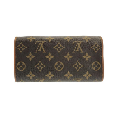 Louis Vuitton Monogram Pochette Twin PM Shoulder Bag Marron