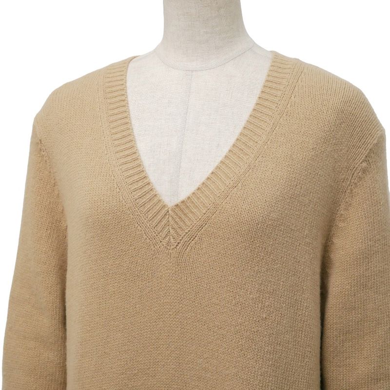 Prada Sweater 40 V-neck Long Knit Cashmere Blend