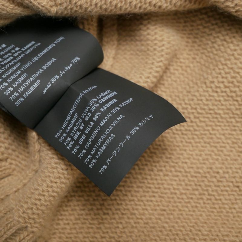 Prada Sweater 40 V-neck Long Knit Cashmere Blend