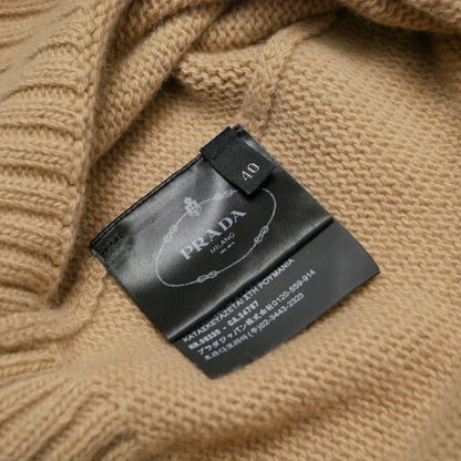 Prada Sweater 40 V-neck Long Knit Cashmere Blend