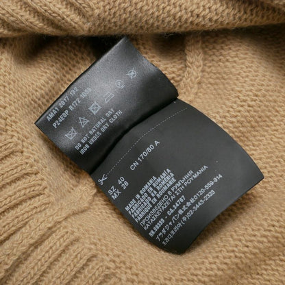 Prada Sweater 40 V-neck Long Knit Cashmere Blend