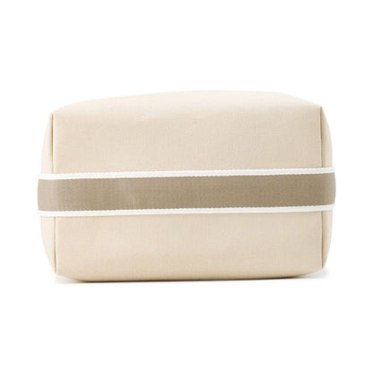 Hermes Pouch Bric-a-Brac GM Beige Silver Canvas