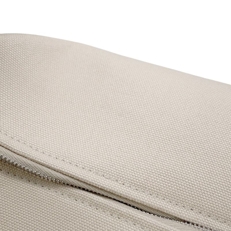 Hermes Pouch Bric-a-Brac GM Beige Silver Canvas