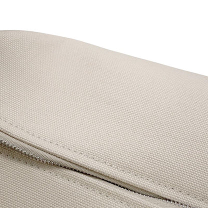 Hermes Pouch Bric-a-Brac GM Beige Silver Canvas
