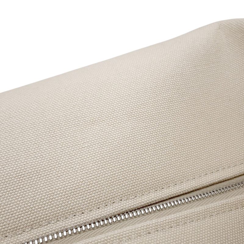 Hermes Pouch Bric-a-Brac GM Beige Silver Canvas