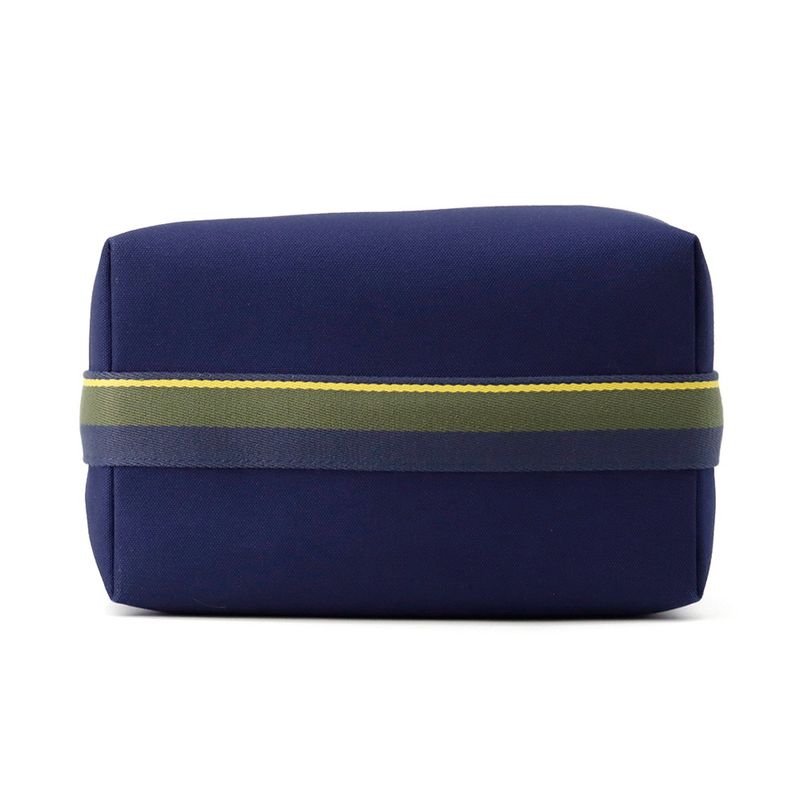 Hermes Pouch Bric-a-Brac GM Pavillon Marine Silver Canvas